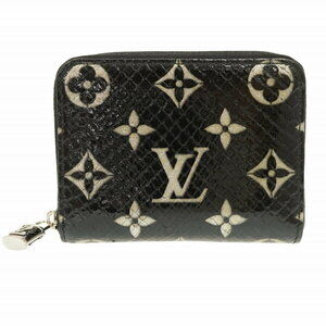 Louis Vuitton Zippy Coin Wallet black python case LV